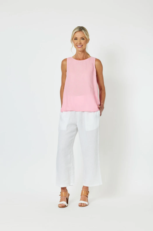 Bianca Button Back Tank (Gordon Smith)