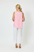 Bianca Button Back Tank (Gordon Smith)