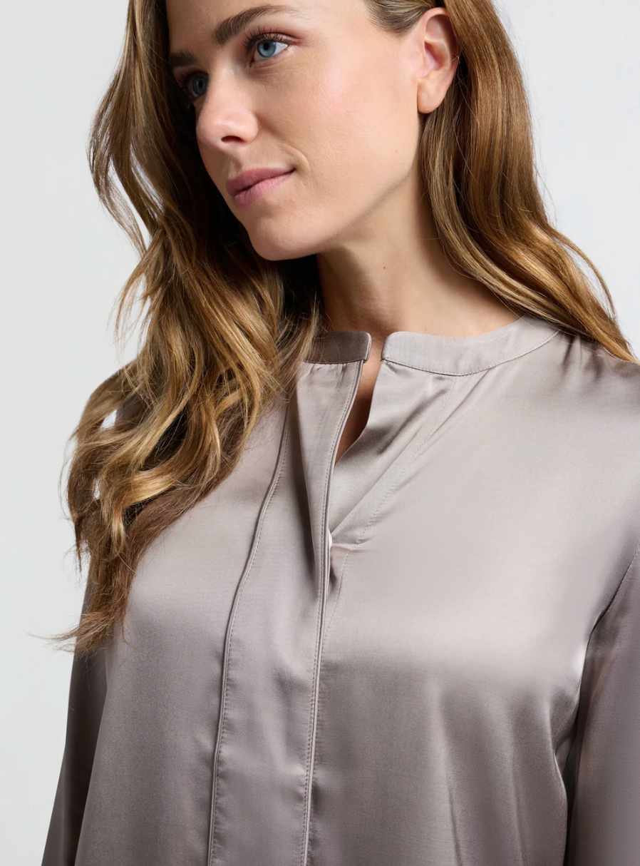 Satin Button Blouse (Yaya)