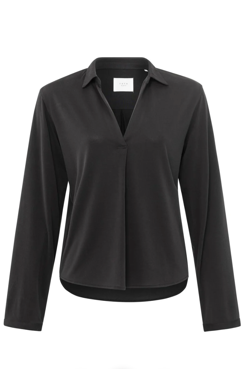 Long Sleeve V-neck Top (Yaya)