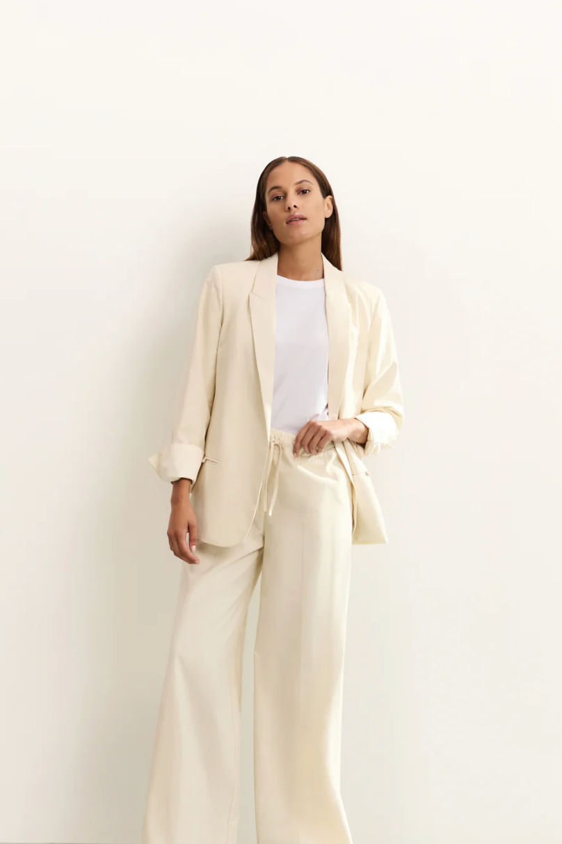 Woven Wide-leg Trousers (Yaya)