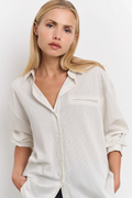 Flowy Pinstripe Blouse (Yaya)