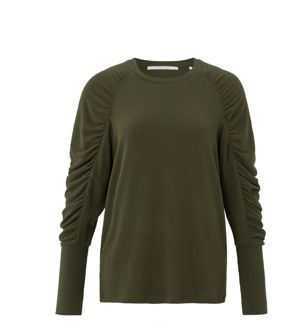 Gathered Sleeve Top (Yaya)