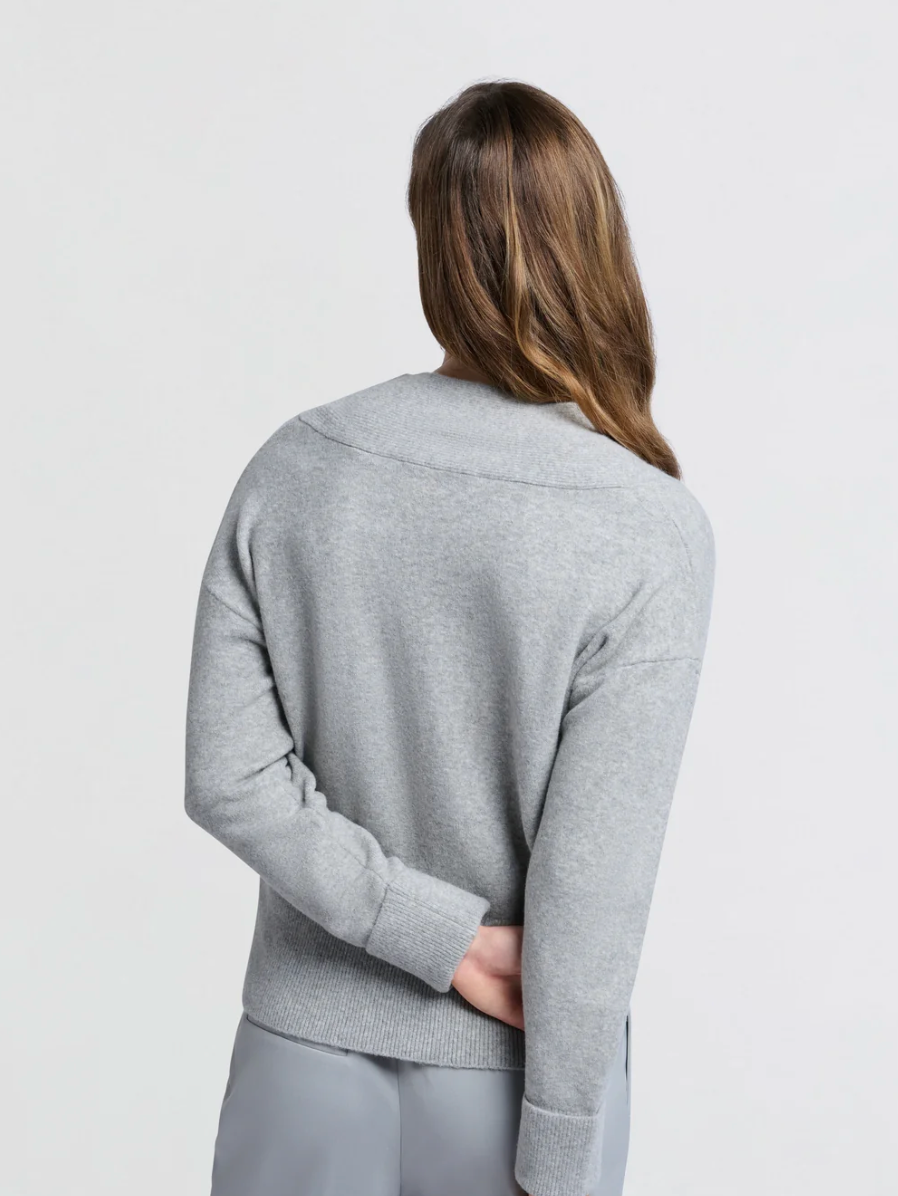 V-neck Ribbed Sweater (Yaya)