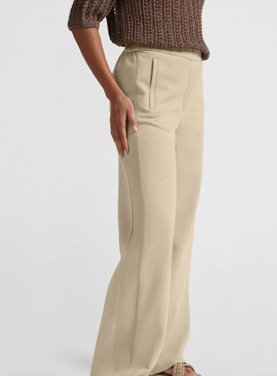 High Waisted Wide Leg Trousers (Yaya)