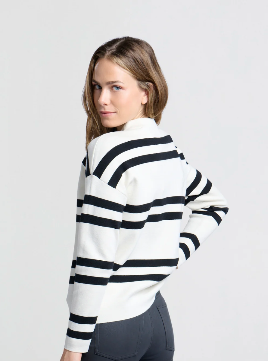 Turtleneck Stripe Sweater (Yaya)