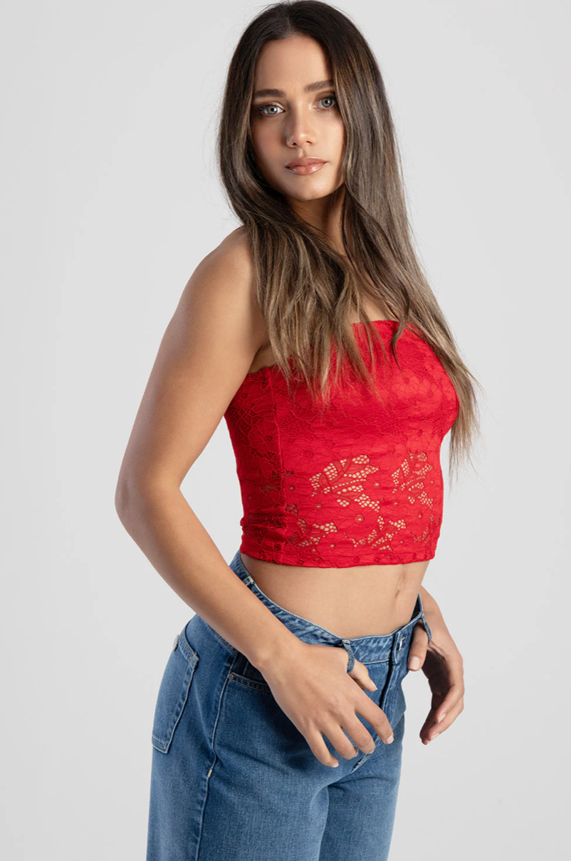Lace Crop Top (Sissy Boy)