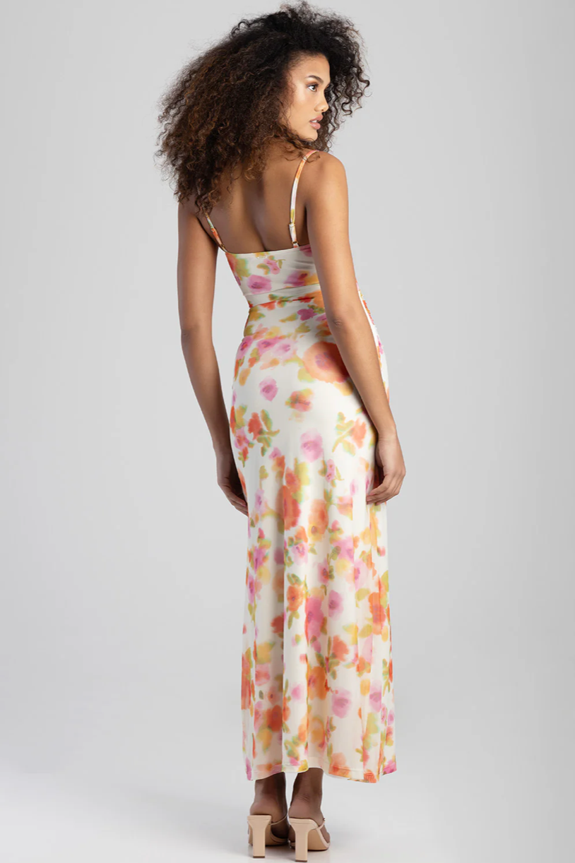 Floral Underwire Maxi Dress (Sissy Boy)