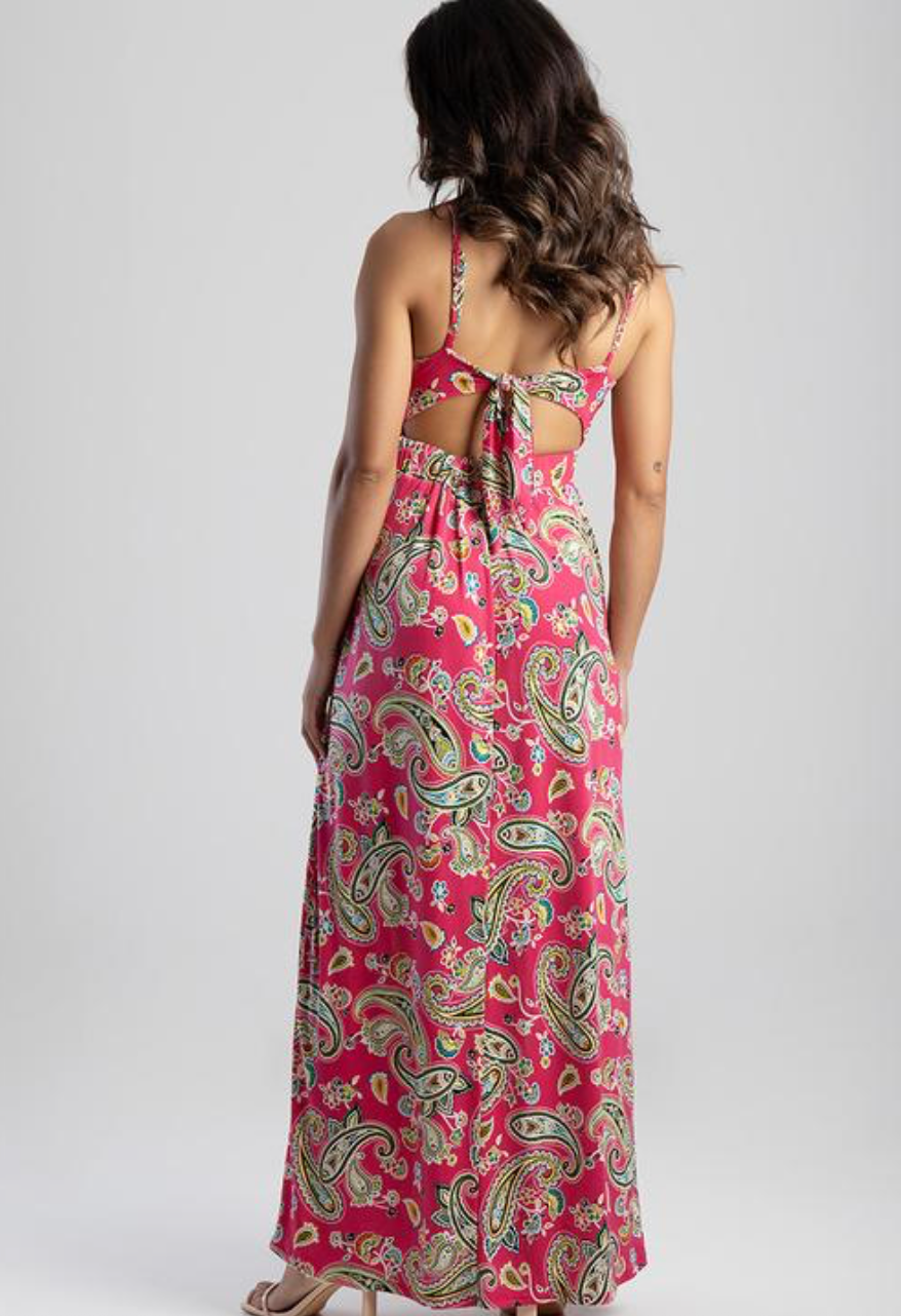 Multi Print Maxi Dress (Sissy Boy)