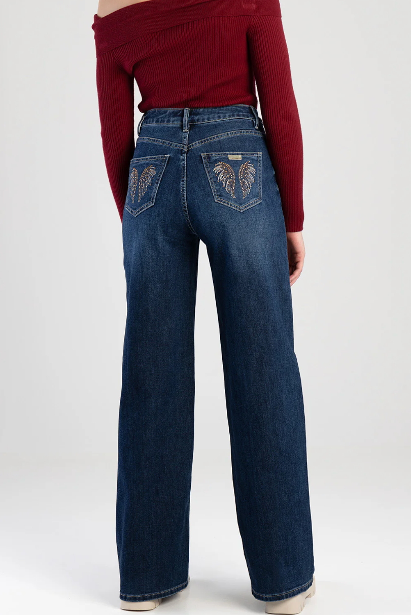 Erin Wide Leg Jeans (Sissy Boy)