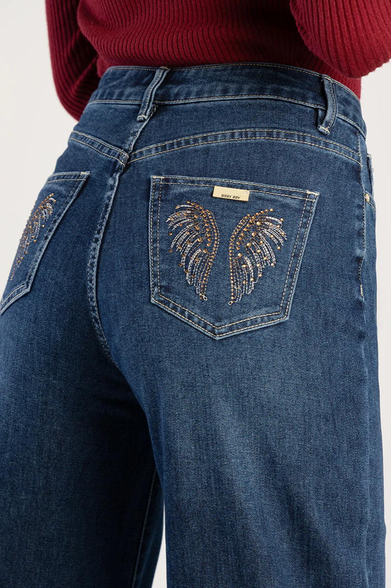 Erin Wide Leg Jeans (Sissy Boy)