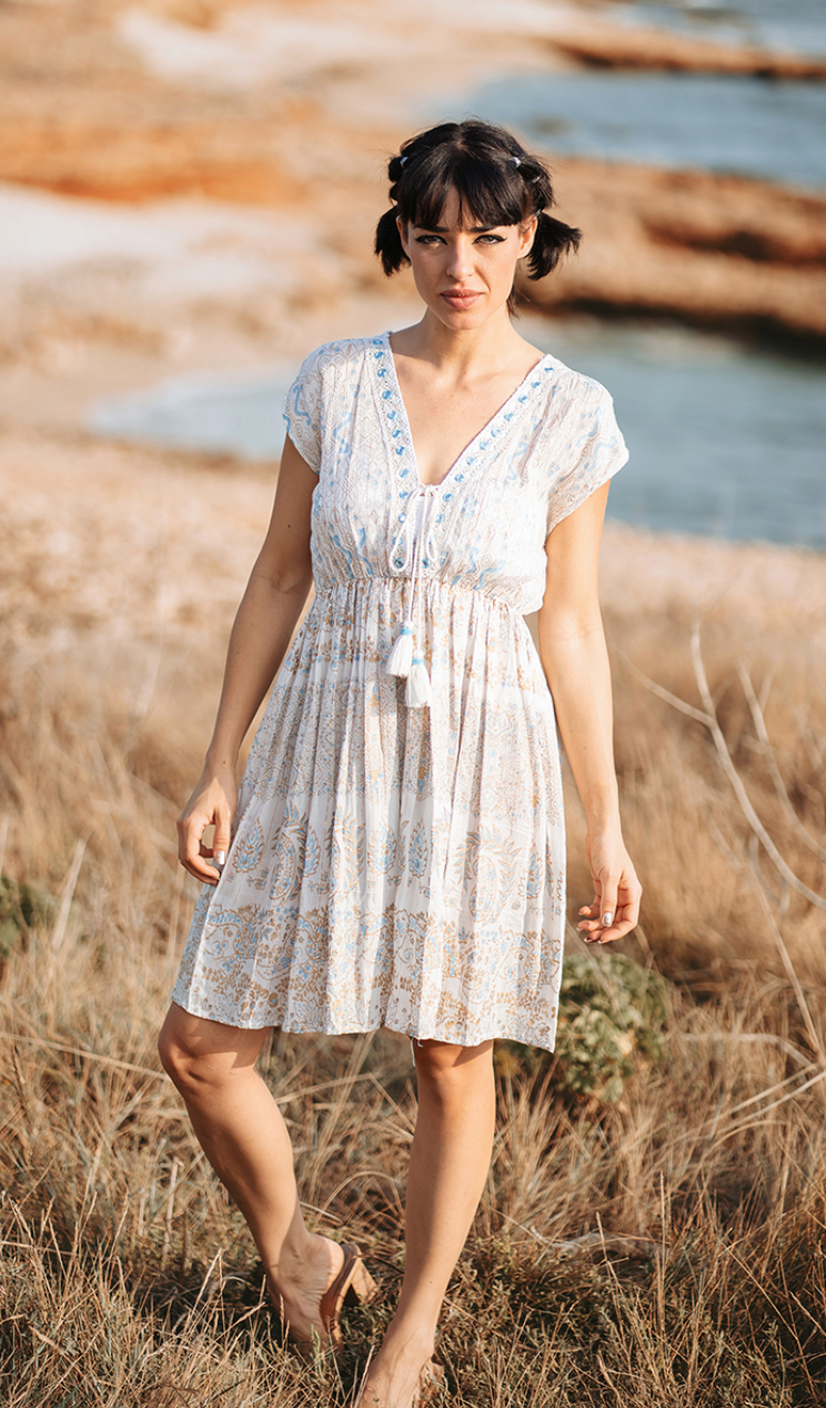 Vestido Dress Cream (Isla Bonita)