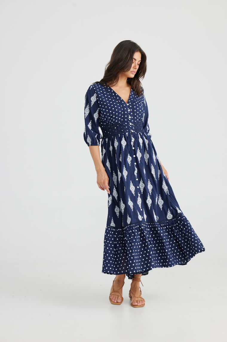 Genie Dress Navy (Talisman)