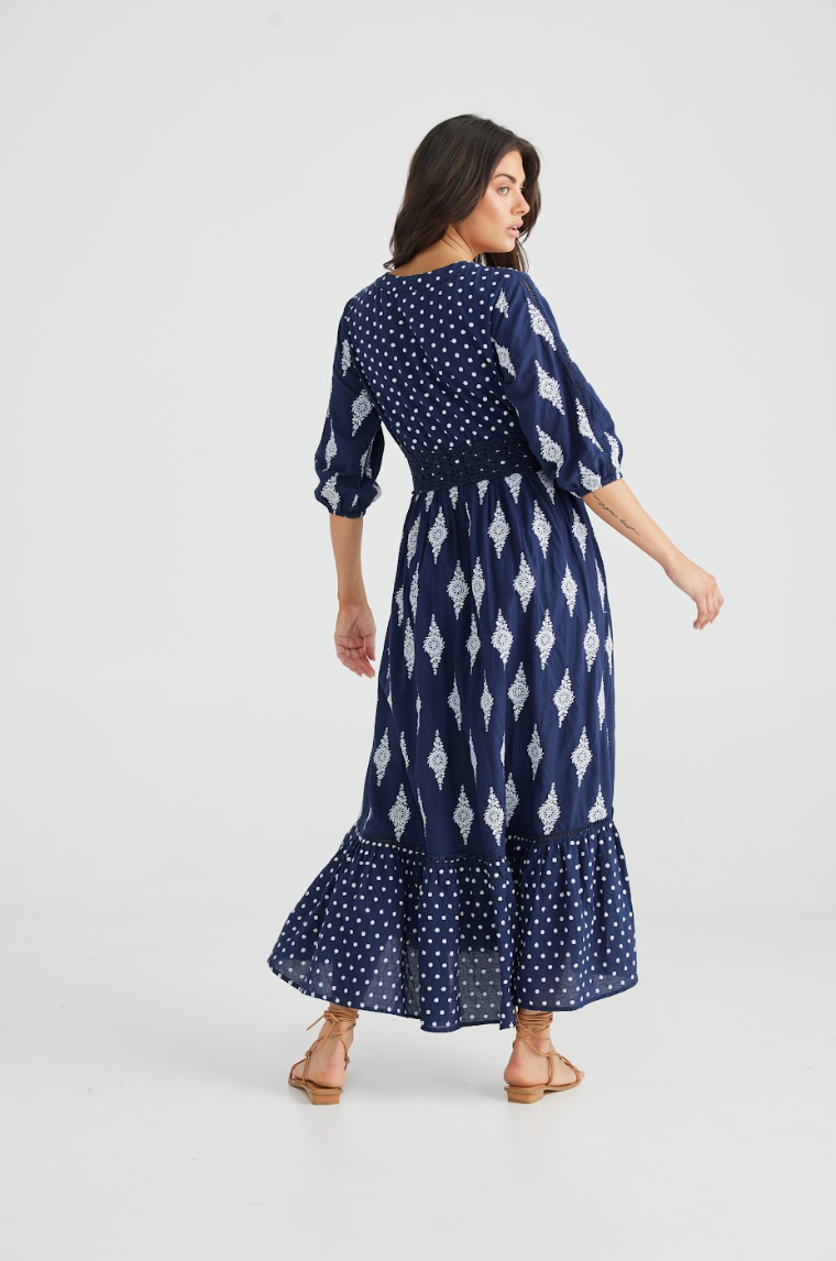 Genie Dress Navy (Talisman)