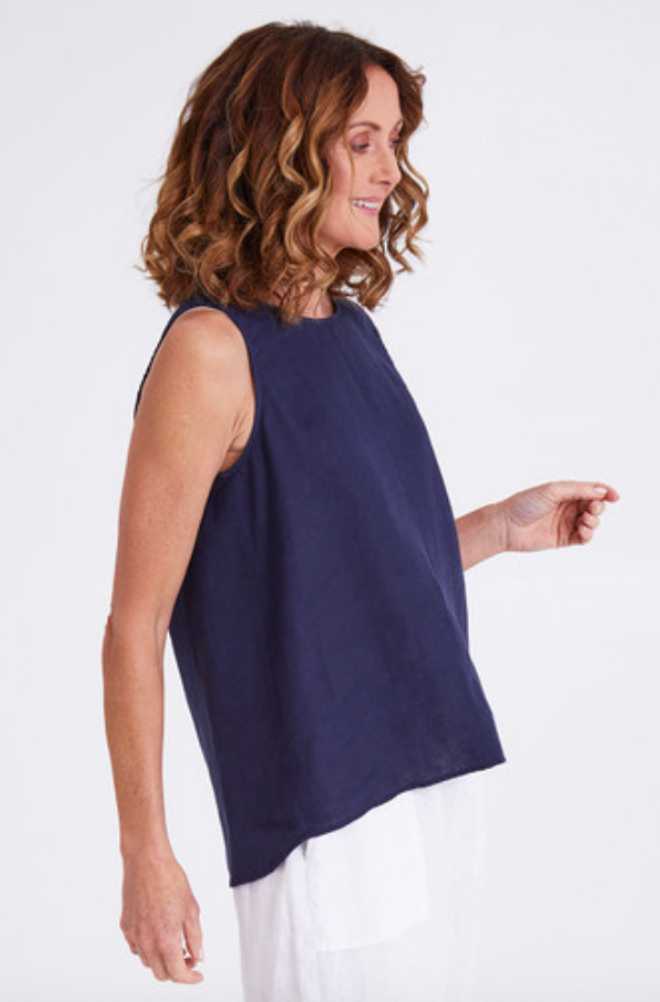 Bianca Button Back Tank (Gordon Smith)