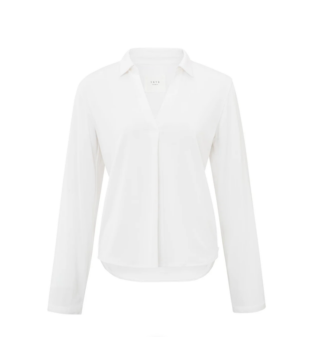 Long Sleeve V-neck Top (Yaya)