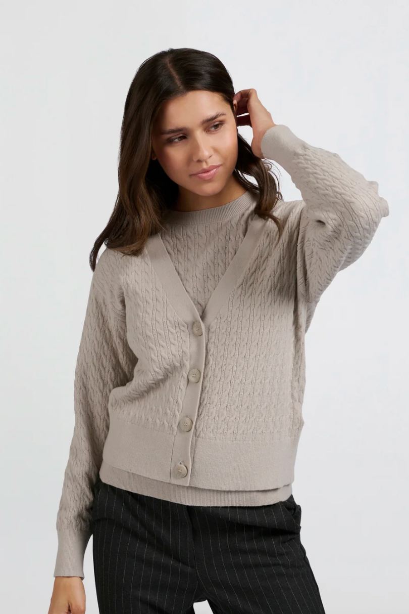 Cable Cardigan (Yaya)