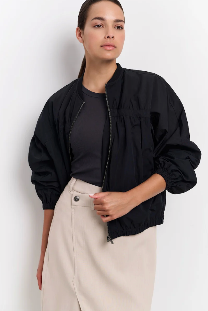 Cropped Bomber Jacket (Yaya)