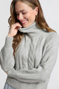 Turtleneck Cable Sweater (Yaya)