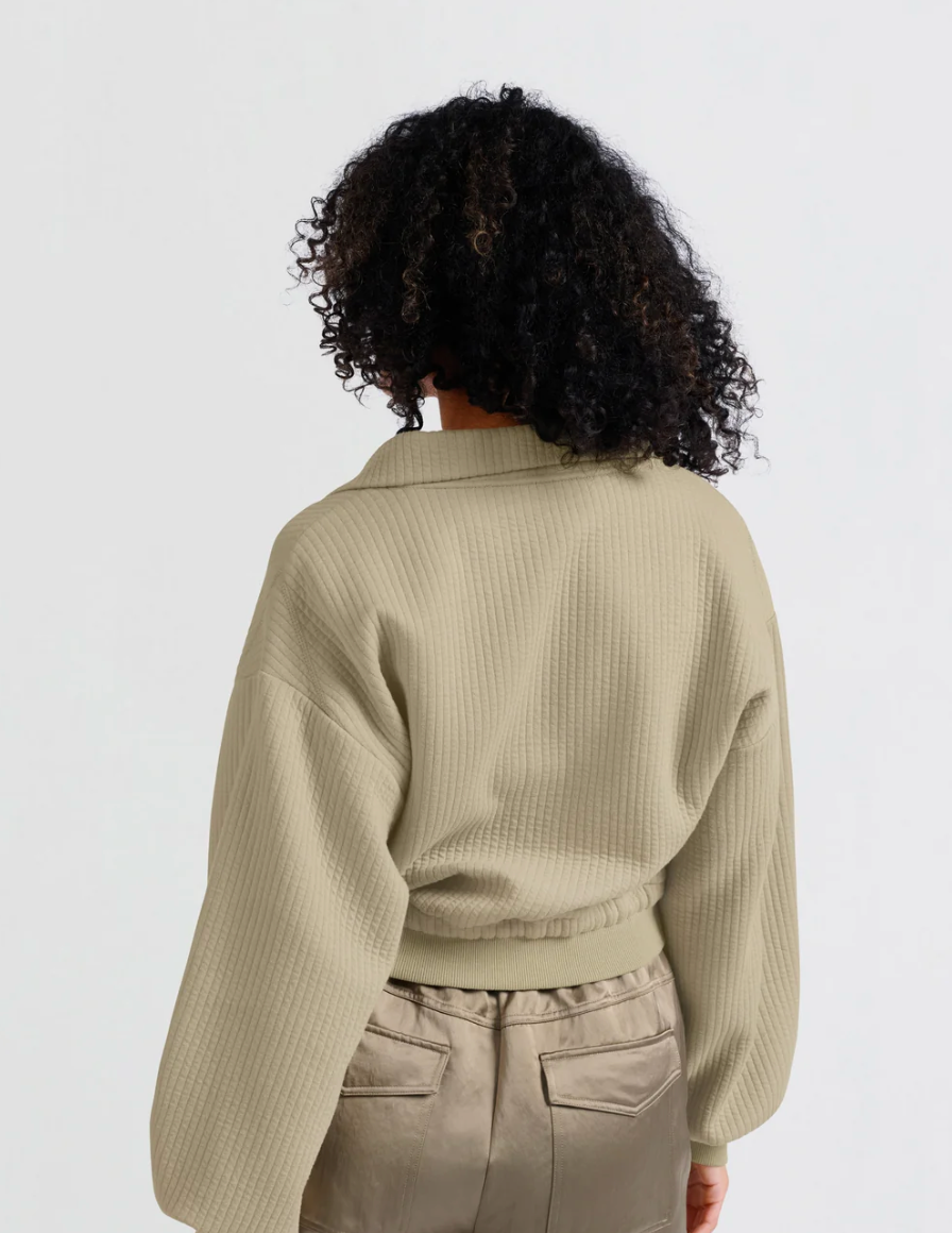 Ribbed Jersey Cardigan With Zipper (Yaya)