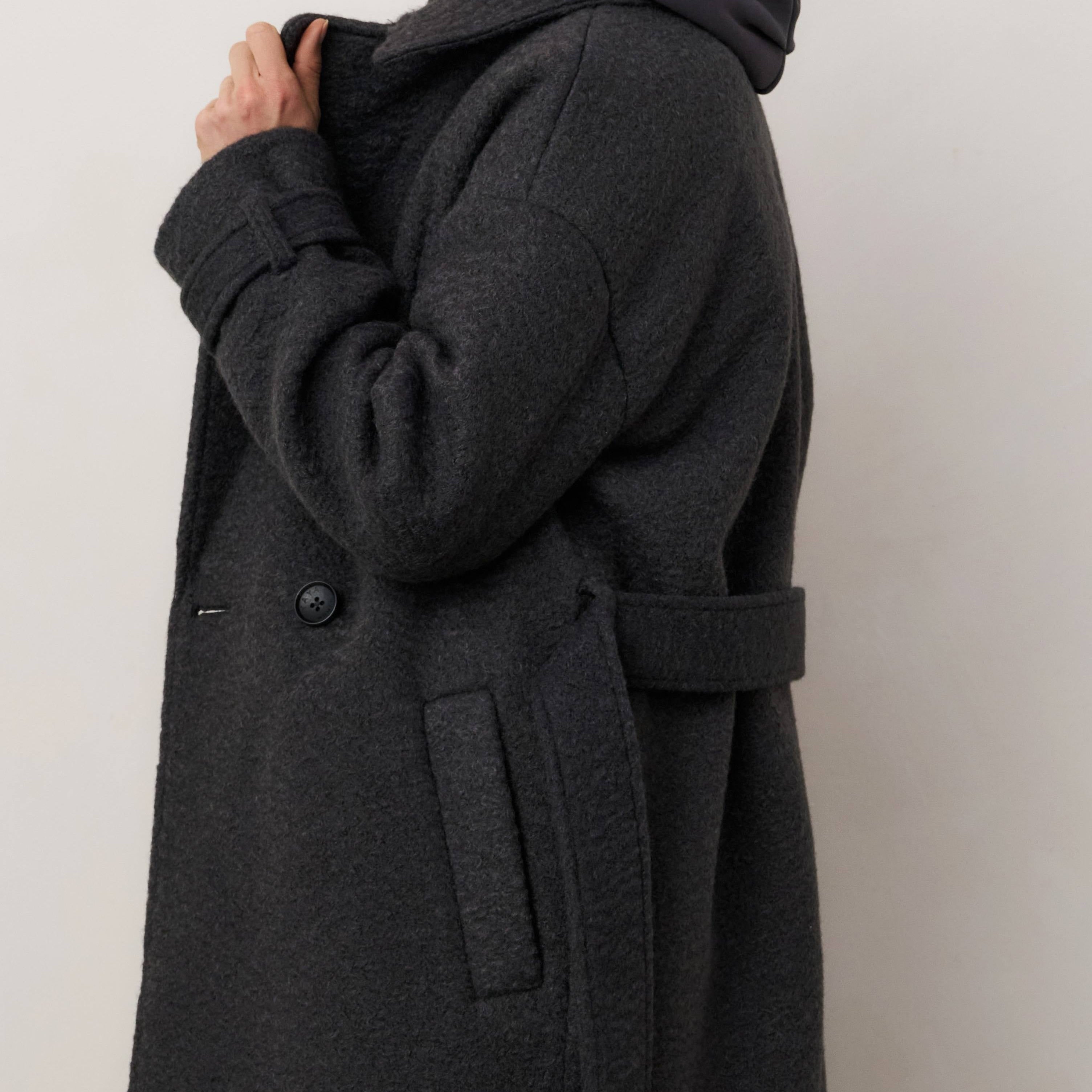 Boucle Long Length Coat (Yaya)