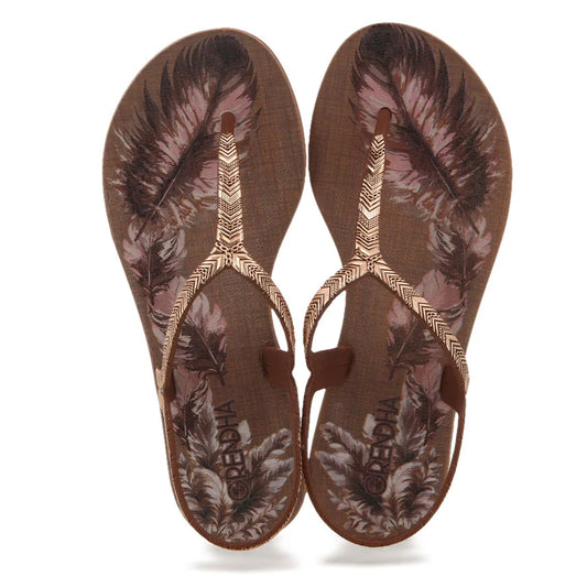 Grendha Amor Em Sandal Brown (Ipanema)