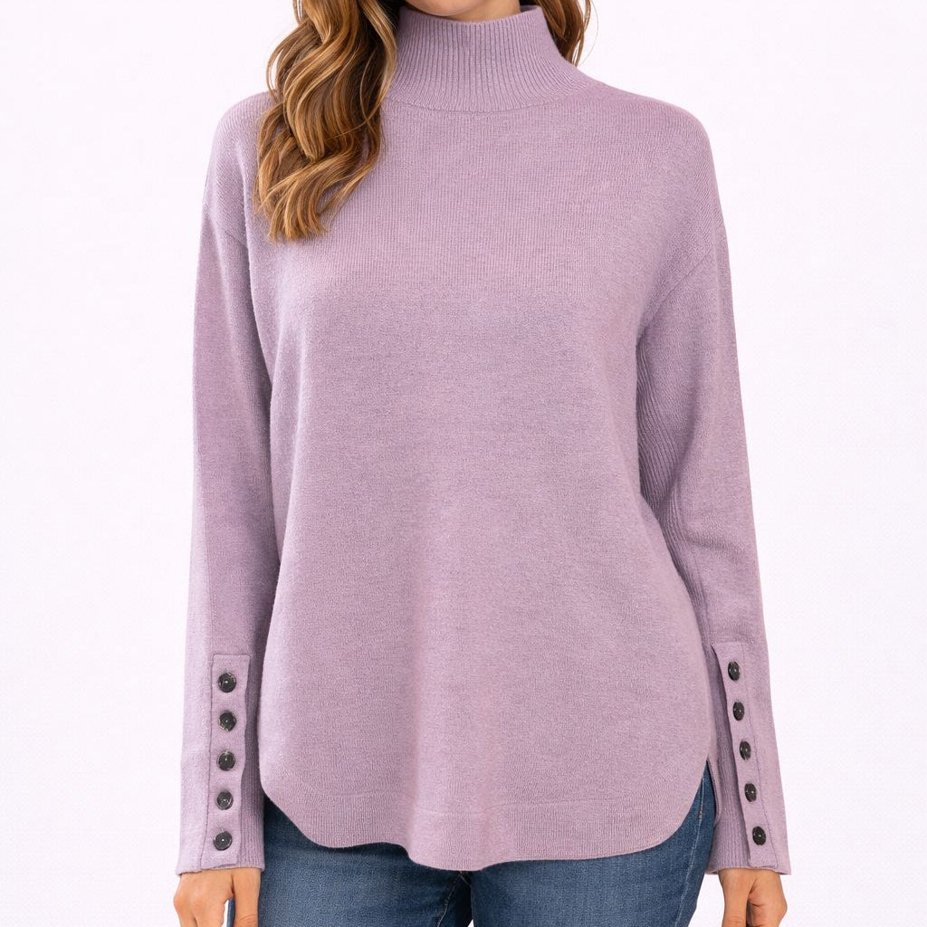 Button Wool Sweater (Sirocco)