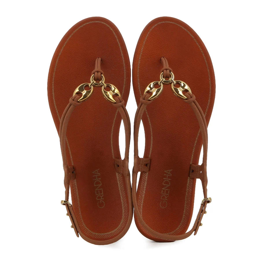 Grendha Inspiracao Sandal Brown (Ipanema)