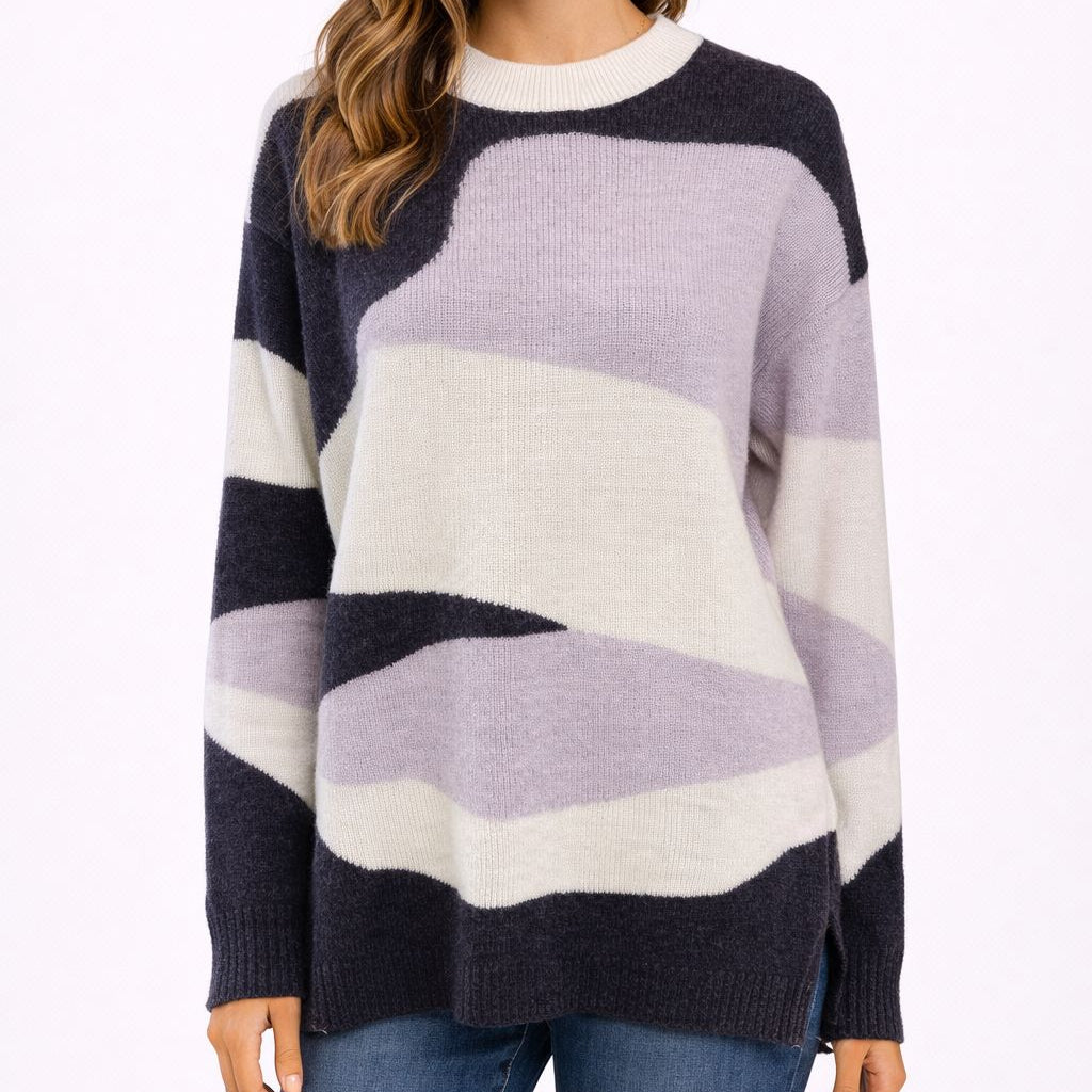 Intarsia Sweater (Sirocco)